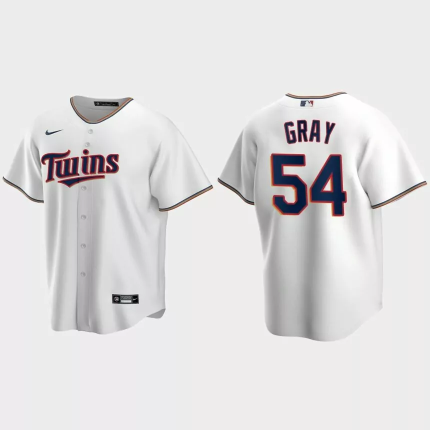 Youth Minnesota Twins Sonny Gray White Replica Home Jersey