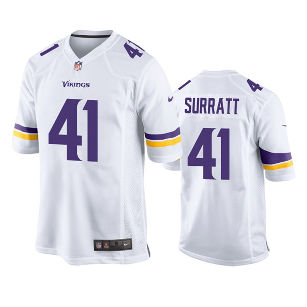 Youth Minnesota Vikings #41 Chazz Surratt Nike White Limited Jersey