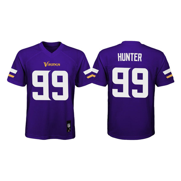 Youth Minnesota Vikings #99 Danielle Hunter Nike Purple Limited Jersey