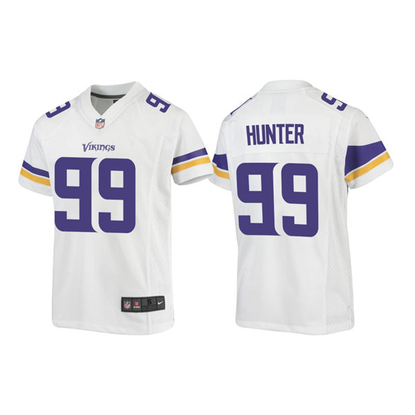 Youth Minnesota Vikings #99 Danielle Hunter Nike White Limited Jersey
