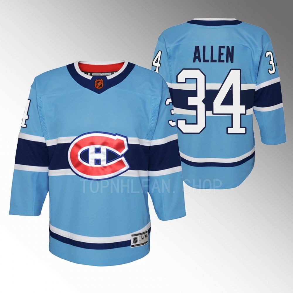 Youth Montreal Canadiens Jake Allen 2022 Special Edition 2.0 Replica Jersey