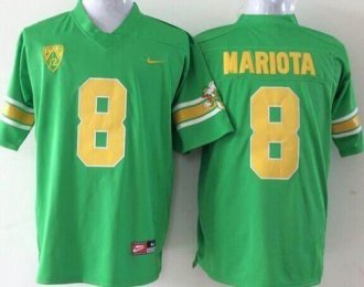 Youth NCAA Ducks #8 Marcus Mariota Green 1994 Throwback Stitched Jersey