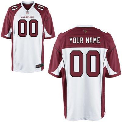 Youth NEW Arizona Cardinals Customized Game White Jerseys