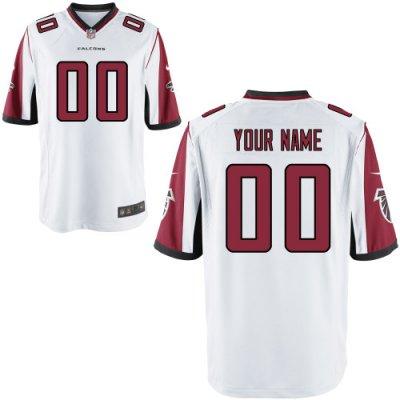 Youth NEW Atlanta Falcons Customized Game White Jerseys