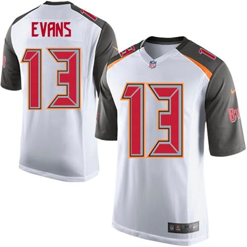 Youth NEW Buccaneers #13 Mike Evans White Stitched NFL New Elite Jersey