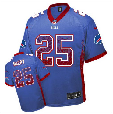 Youth NEW Buffalo Bills#25 LeSean McCoy Royal Blue Team Color Stitched NFL Elite Drift Fashion jersey