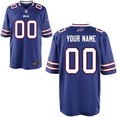 Youth NEW Buffalo Bills Customized Game Team Color Jerseys