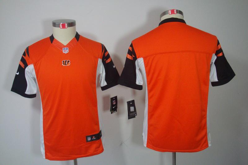 Youth NEW Cincinnati Bengals Blank Orange Jerseys
