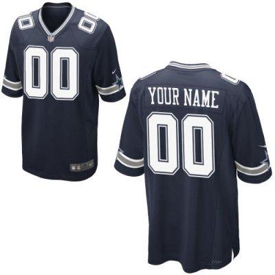 Youth NEW Dallas Cowboys Customized Game Team Color Jerseys