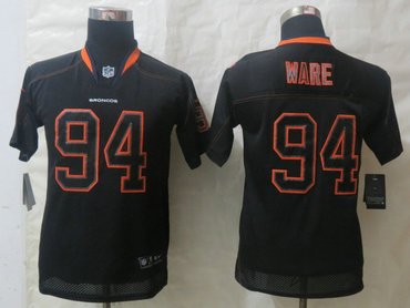Youth NEW Denver Broncos #94 DeMarcus Ware Lights Out Black NFL Jersey
