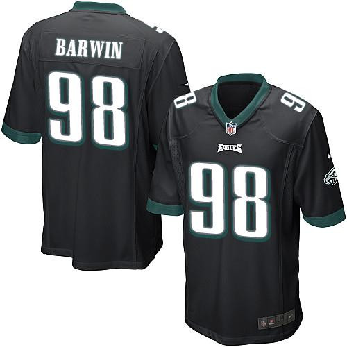 Youth NEW Eagles #98 Connor Barwin Black Alternate Stitched NFL New Elite Jersey