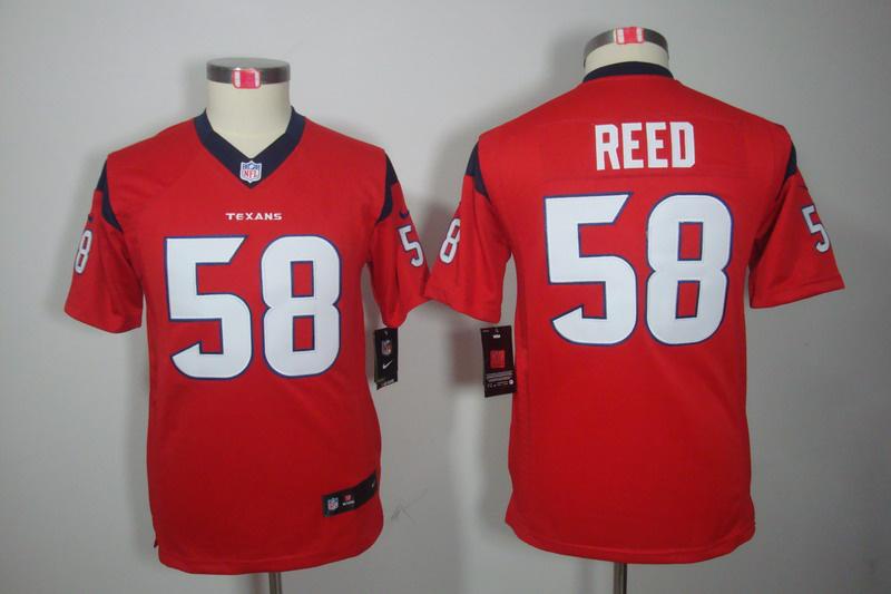 Youth NEW Houston Texans 58 Reed Red Jerseys