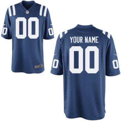 Youth NEW Indianapolis Colts Customized Game Team Color Jerseys