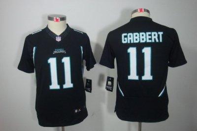 Youth NEW Jacksonville Jaguars 11 Blaine Gabbert Black Jerseys