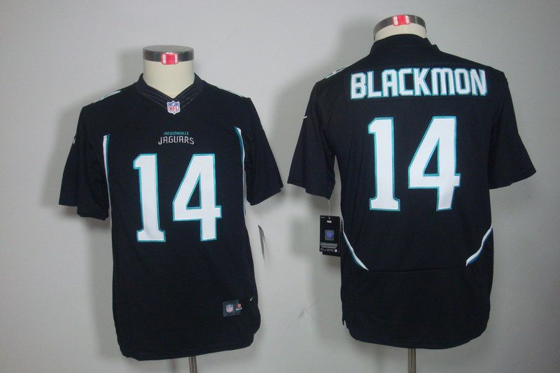 Youth NEW Jacksonville Jaguars 14 Justin Blackmon Black Jerseys