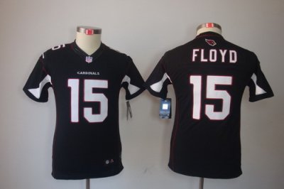 Youth NEW NFL Arizona Cardinals 15 Floyd Black Jerseys