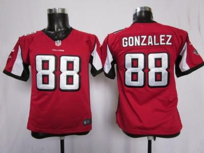 Youth NEW NFL Atlanta Falcons 88 Gonzalez Red jerseys