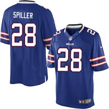 Youth NEW NFL Buffalo Bills 28 C.J. Spiller Blue Limited Jerseys