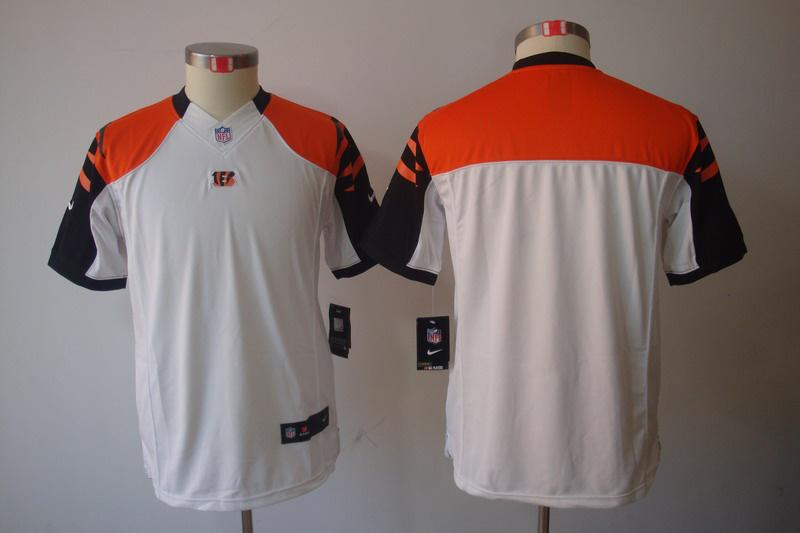 Youth NEW NFL Cincinnati Bengals Blank White Jerseys