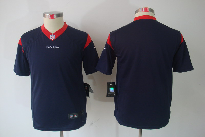 Youth NEW NFL Houston Texans Blank Blue Jerseys