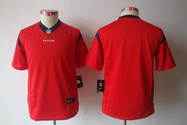 Youth NEW NFL Houston Texans Blank Red Jerseys