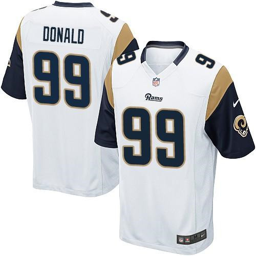 Youth NEW Rams #99 Aaron Donald White Stitched NFL Elite Jersey