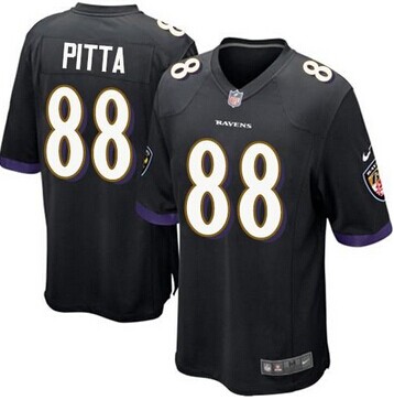 Youth NEW Ravens #88 Dennis Pitta Black Alternate NFL New Elite Jersey