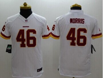 Youth NEW Redskins #46 Alfred Morris White NFL Limited Jersey
