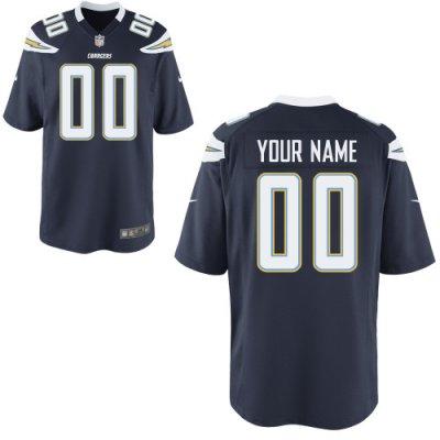 Youth NEW San Diego Chargers Customized Game Team Color Jerseys