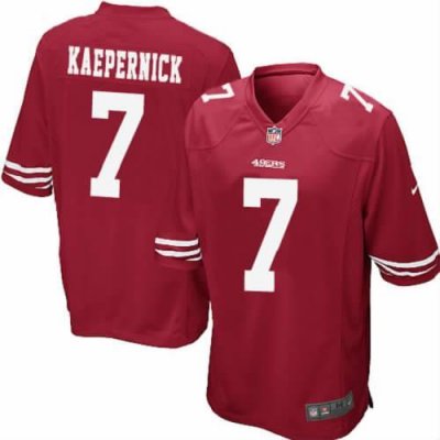 Youth NEW San Francisco 49ers 7 Colin Kaepernick Red NFL Jerseys