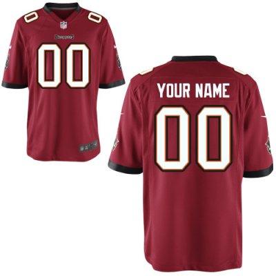 Youth NEW Tampa Bay Buccaneers Customized Game Team Color Jerseys