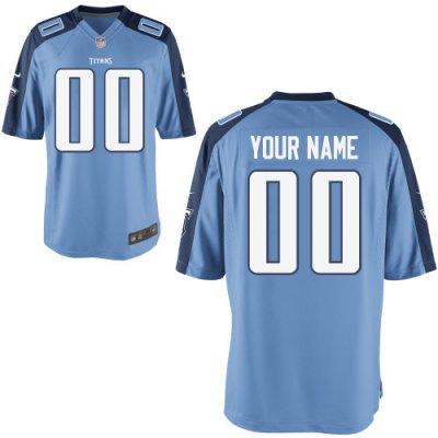 Youth NEW Tennessee Titans Customized Game Team Color Jerseys