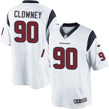 Youth NFL Houston Texans #90 Jadeveon Clowney White Jersey