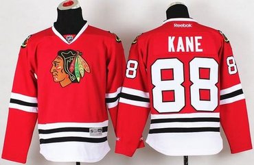 Youth NHL Chicago Blackhawks #88 Patrick Kane Red Jersey