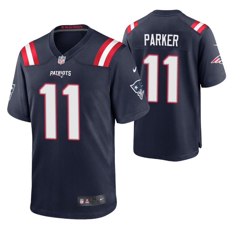 Youth New England Patriots #11 DeVante Parker Nike Navy Vapor Untouchable Limited Jersey