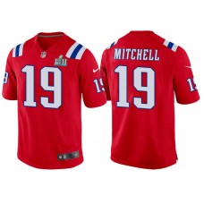 Youth New England Patriots #19 Malcolm Mitchell Red Super Bowl LII Bound Game Jersey
