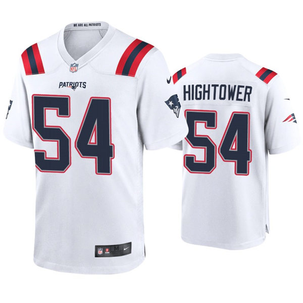 Youth New England Patriots #54 Dont'a Hightower Nike White Limited Jersey