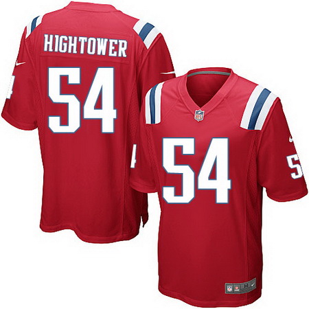 Youth New England Patriots #54 Dont'a Hightower Red Alternate Stitched NFL Nike Game Jersey