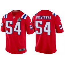 Youth New England Patriots #54 Dont'a Hightower Red Super Bowl LII Bound Game Jersey