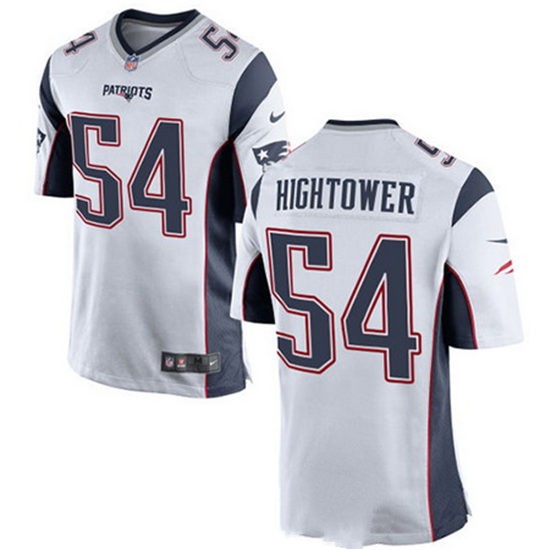 Youth New England Patriots #54 Dont'a Hightower White Road Stitched NFL Nike Game Jersey