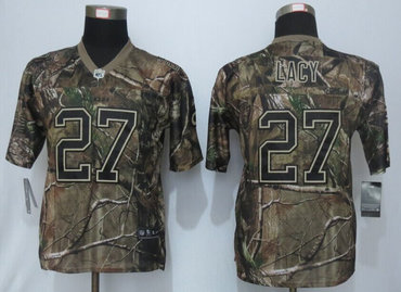 Youth New Green Bay Packers #27 Eddie Lacy Rodgers Camo Elite Jerseys