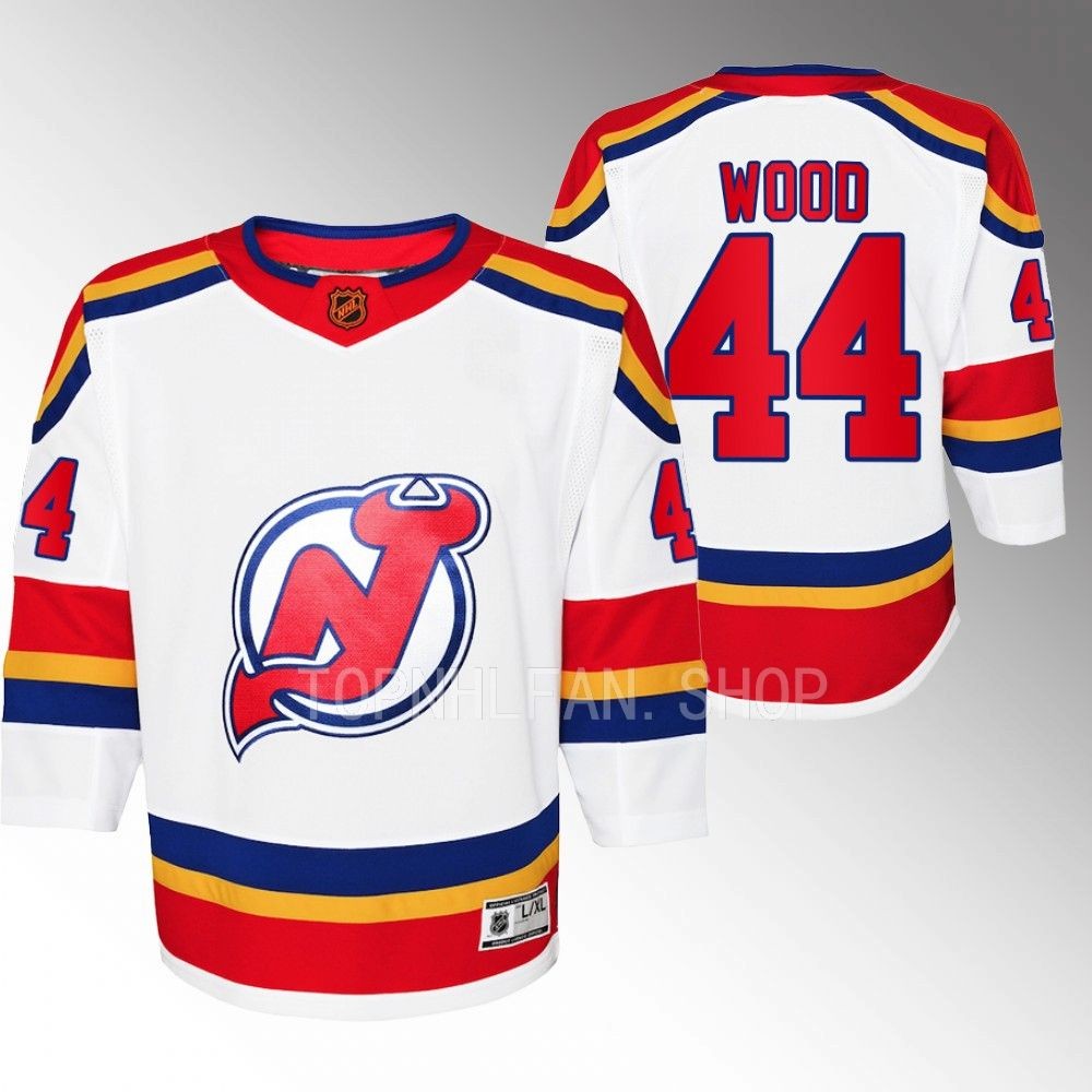 Youth New Jersey Devils Miles Wood 2022 Special Edition 2.0 Premier Jersey