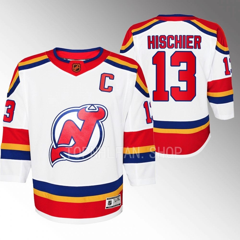 Youth New Jersey Devils Nico Hischier 2022 Special Edition 2.0 Premier Jersey