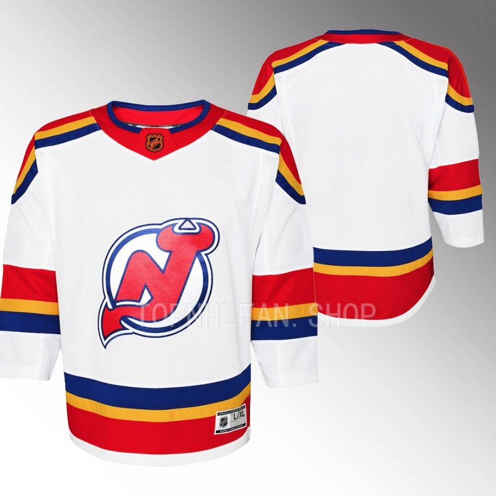 Youth New Jersey Devils Special Edition 2.0 White Jersey Premier