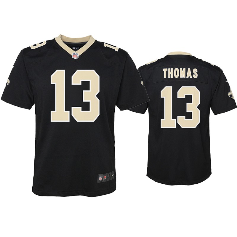 Youth New Orleans Saints #13 Michael Thomas Nike Black Limited Jersey
