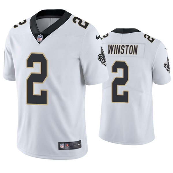 Youth New Orleans Saints #2 Jameis Winston Nike White Limited Jersey