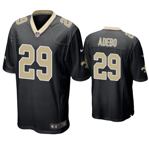 Youth New Orleans Saints #29 Paulson Adebo Nike Black Limited Jersey