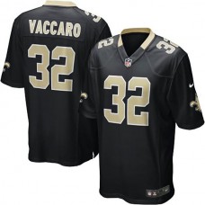 Youth New Orleans Saints #32 Kenny Vaccaro Black Team Color Game Jersey