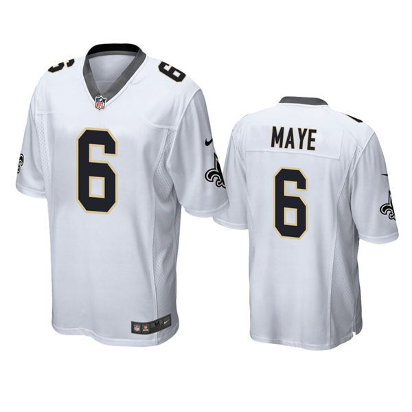 Youth New Orleans Saints #6 Marcus Maye Nike White Limited Jersey