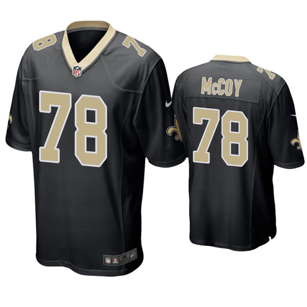 Youth New Orleans Saints #78 Erik McCoy Nike Black Limited Jersey